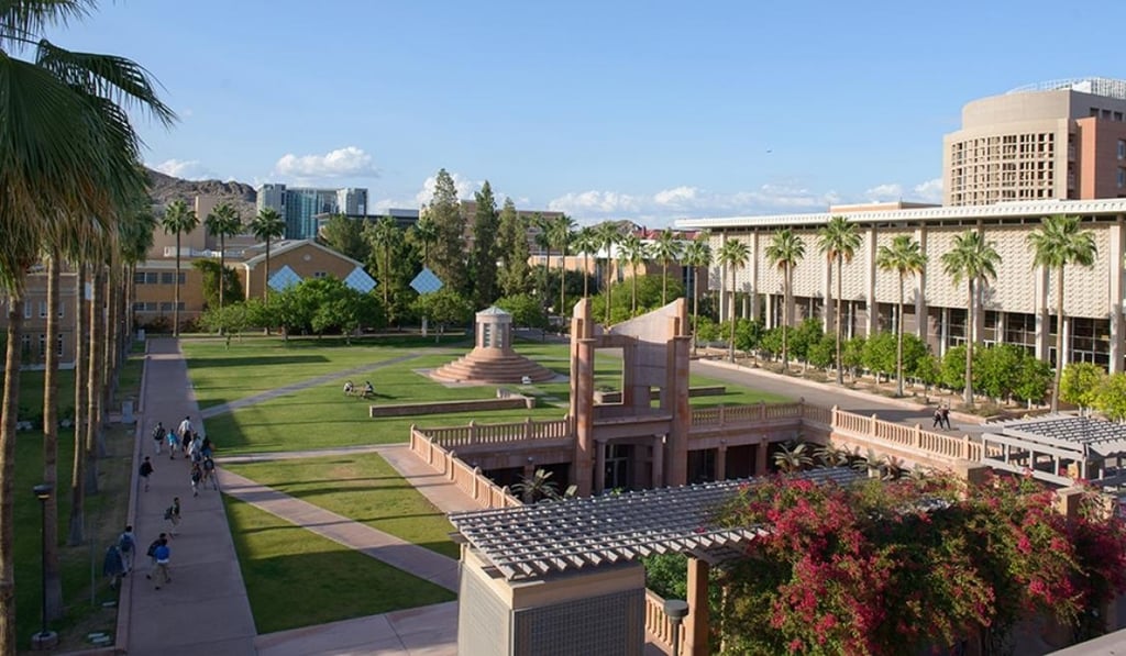 Arizona State University's Tempe campus, where Chinese student Xiaomeng Cheng gained admission on the basis of an English-test scam. Photo: ASU