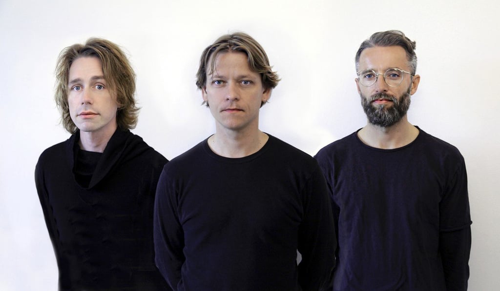 Mew (from left): Jonas Bjerre, Silas Graae and Johan Wohlert. Photo: Sasha Ryabina