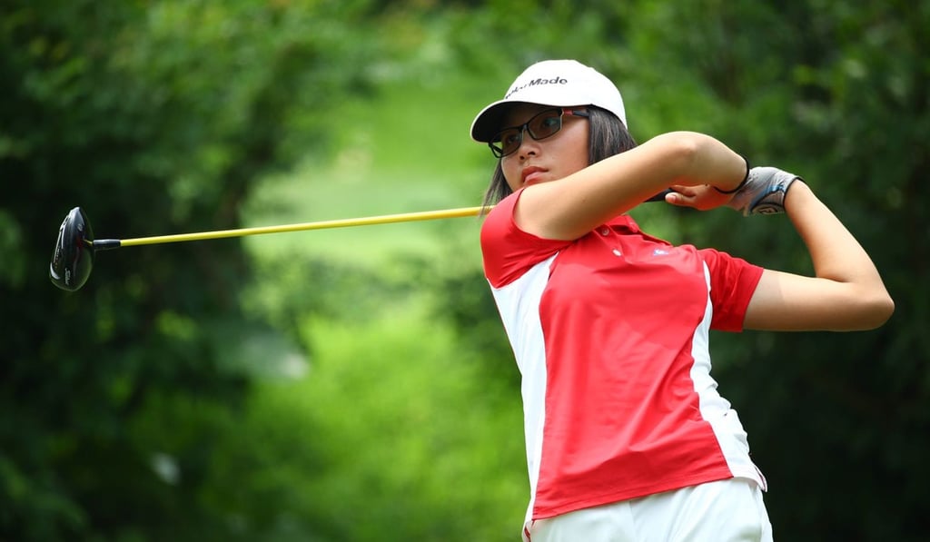 Chloe Chan in action in the third round at Fanling. Photo: HKGA