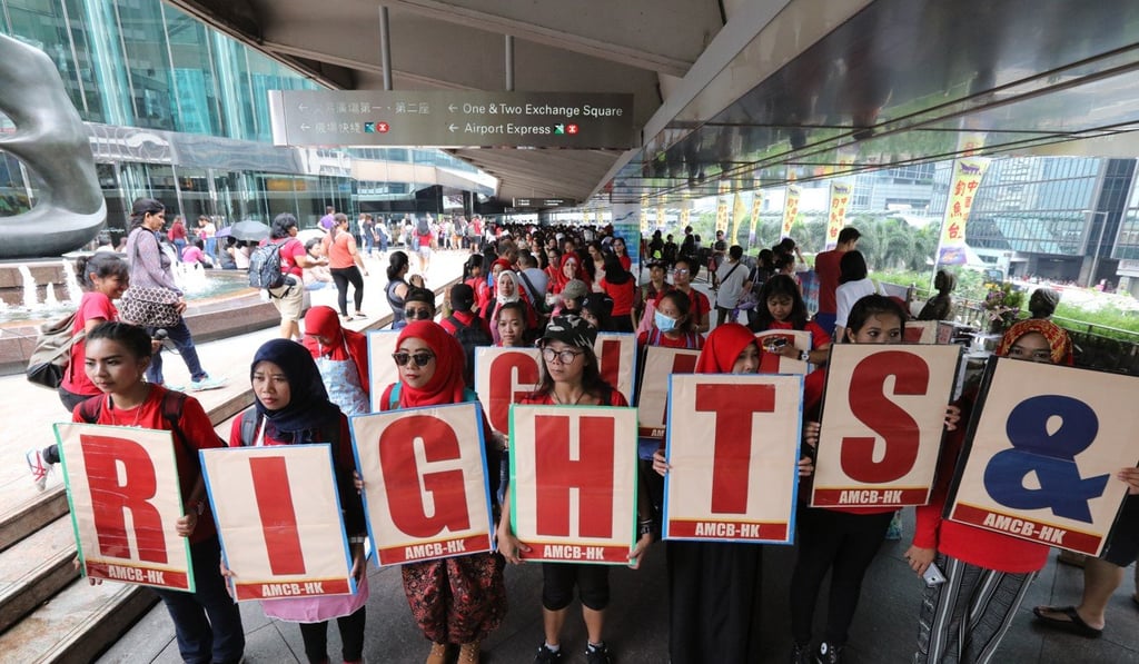 About 600 people participated in the march on Sunday. Photo: Felix Wong