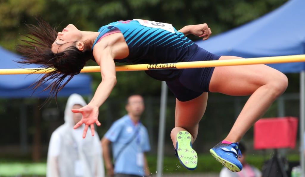Cecilia Yeung cleared 1.84 metres in Tianjin but still missed out on a medal. Photo: Chan Kin-wa