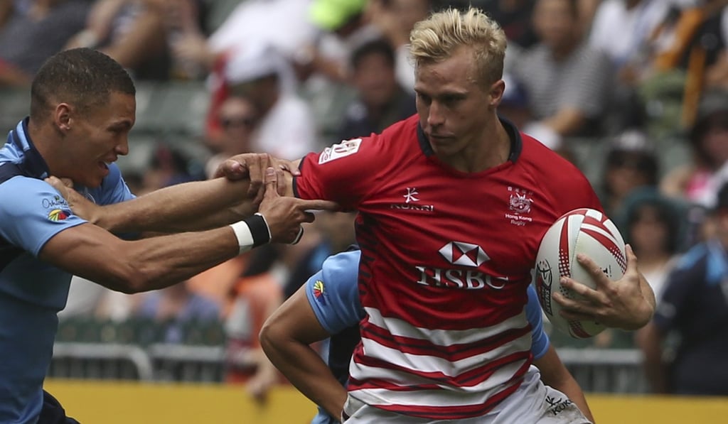 Max Woodward is playing in Japan but may be back for next year’s Hong Kong Sevens. Photo: Jonathan Wong