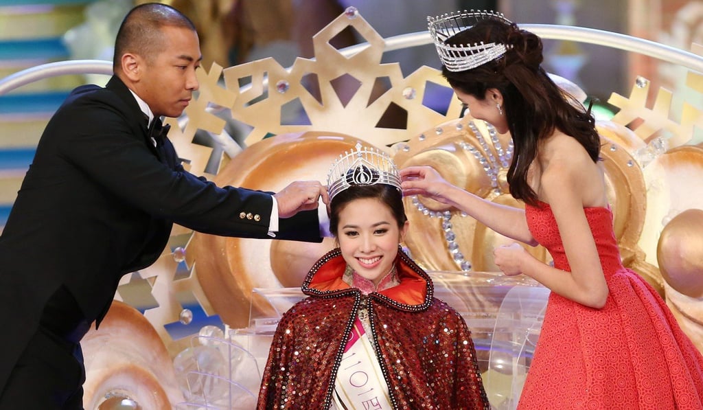Veronica Shiu Pui-sie wins Miss Hong Kong in 2014. Photo: SCMP / Nora Tam
