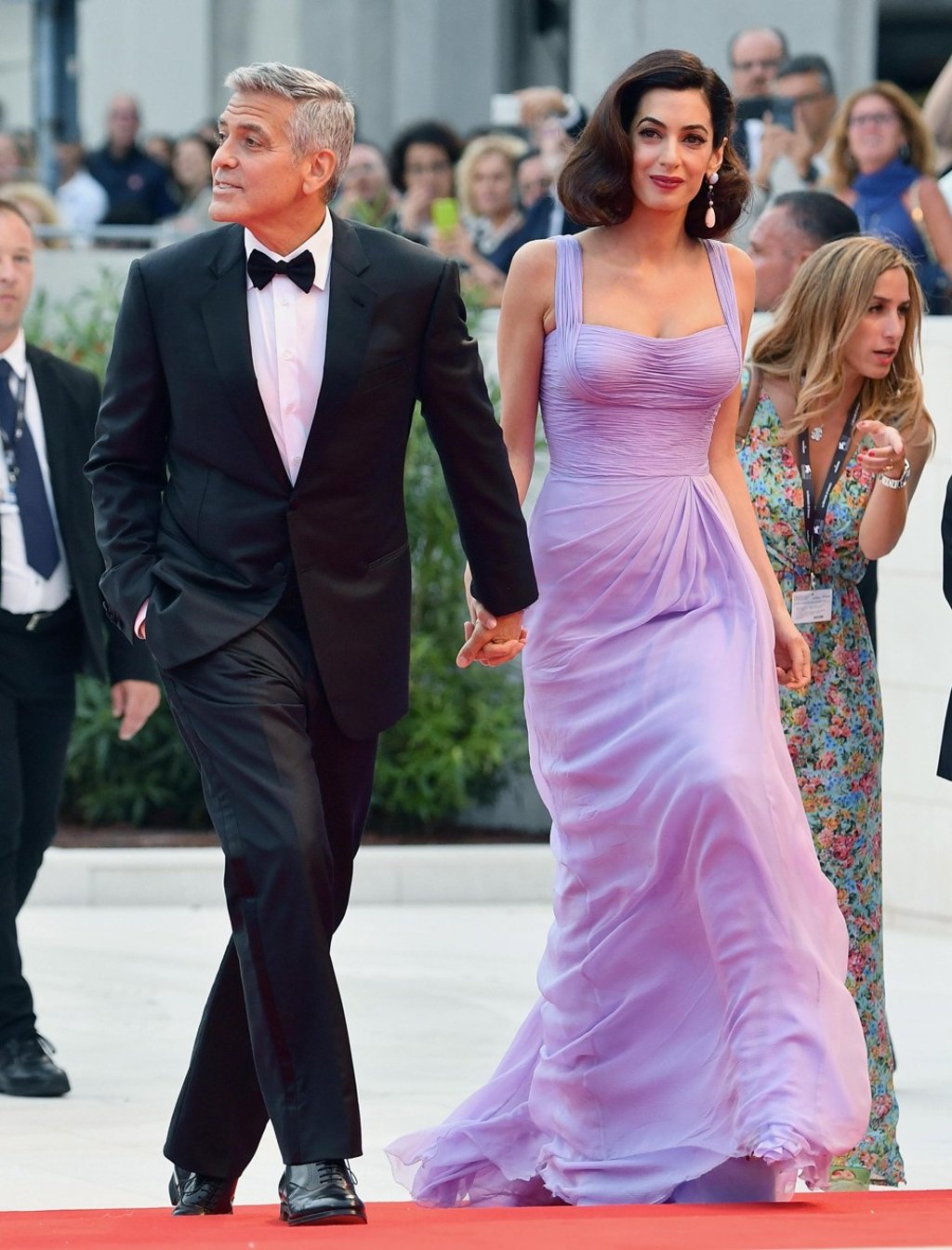 US film director George Clooney with his wife Amal Alamuddin Clooney arrive for the premiere of 'Suburbicon' during the 74th Venice Film Festival. Photo: EPA US film director George Clooney with his wife Amal Alamuddin Clooney arrive for the premiere of 'Suburbicon' during the 74th Venice Film Festival. Photo: EPA