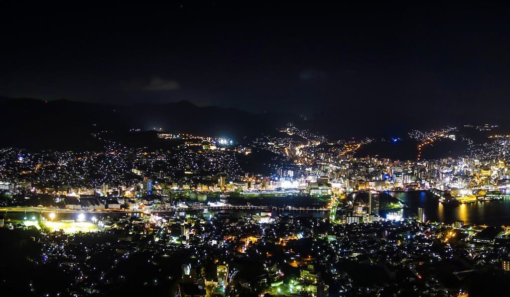 The view from Mount Inasa, Nagasaki. Photo: Jamie Carter