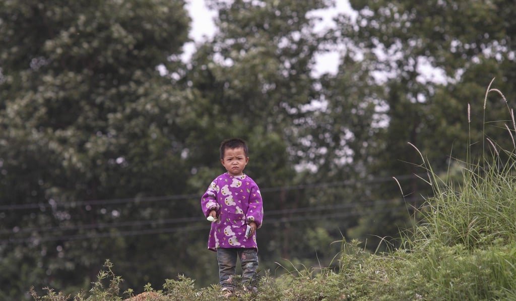 A boy pictured at Dianzi village near Bijie, one of the poorest areas of China. Photo: Simon Song