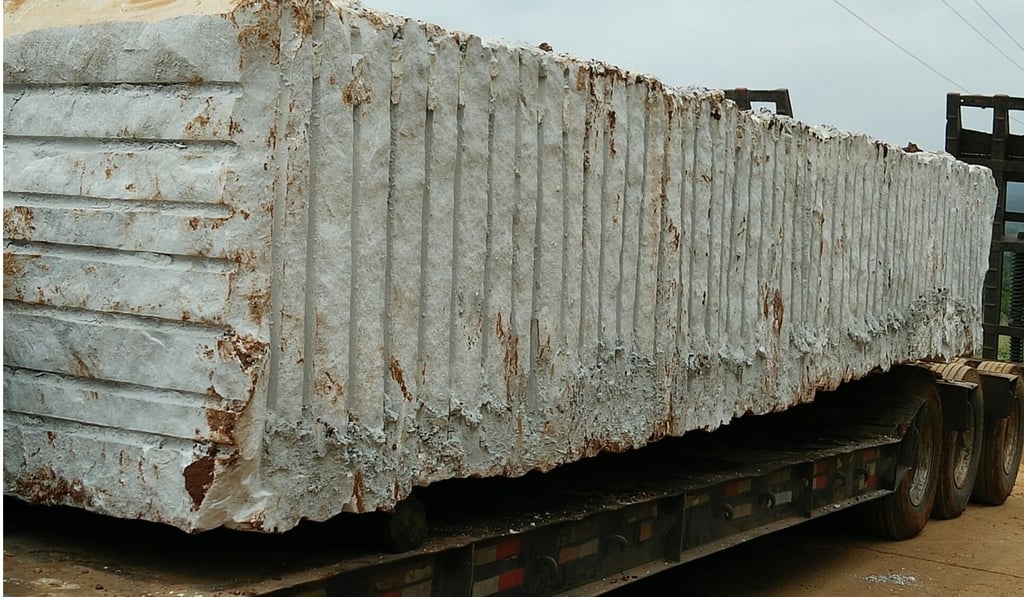 Stone quarried from the site. Photo: Handout