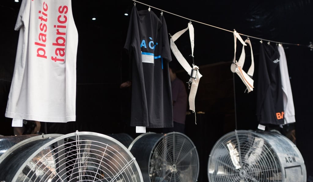 Pieces in Ross’ Cold Wall pop-up.