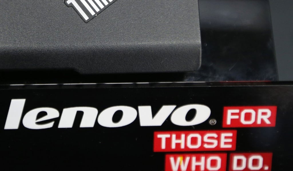 The logo of ThinkPad maker Lenovo is seen at an electronic shop in Tokyo. Legend Holdings is a major investor in the company. Photo: Reuters