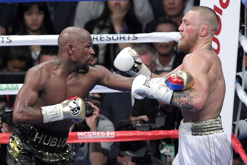 The Mayweather-McGregor fight wasn’t quite the hit at the turnstiles that organisers had hoped it would be. Photo: AFP