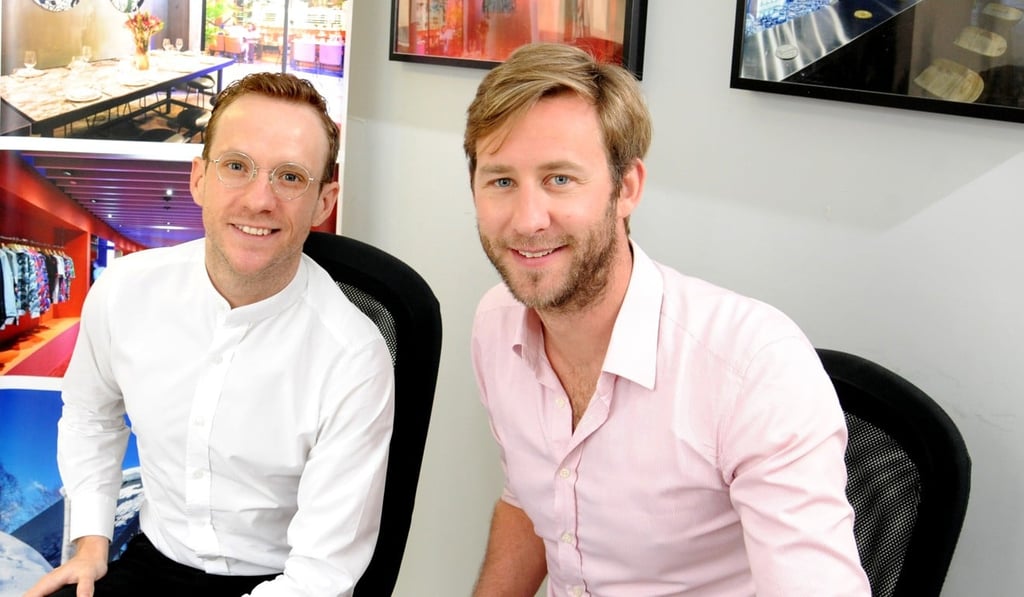 James Stewart (right) and Vincent McIlduff.