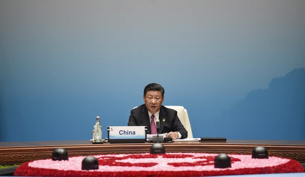 Chinese President Xi Jinping at the BRICS Summit in Xiamen. Photo: EPA