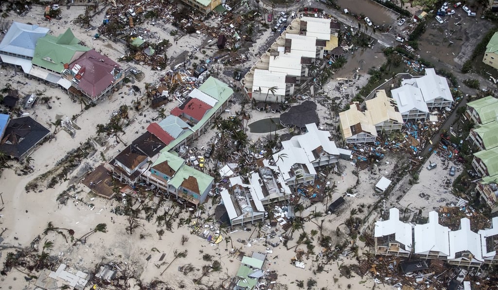 This photo provided by the Dutch Defence Ministry shows storm damage in the aftermath of Hurricane Irma, in St. Maarten. Photo: AP This photo provided by the Dutch Defence Ministry shows storm damage in the aftermath of Hurricane Irma, in St. Maarten. Photo: AP