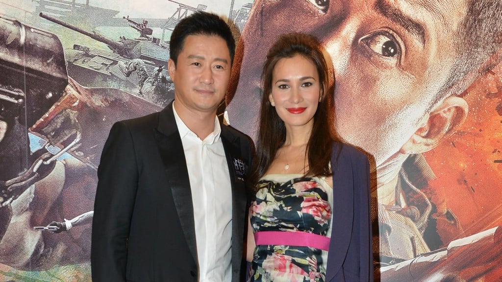 Wu Jing and co-star Celina Jade at the Hong Kong premiere of Wolf Warrior 2 this week.
