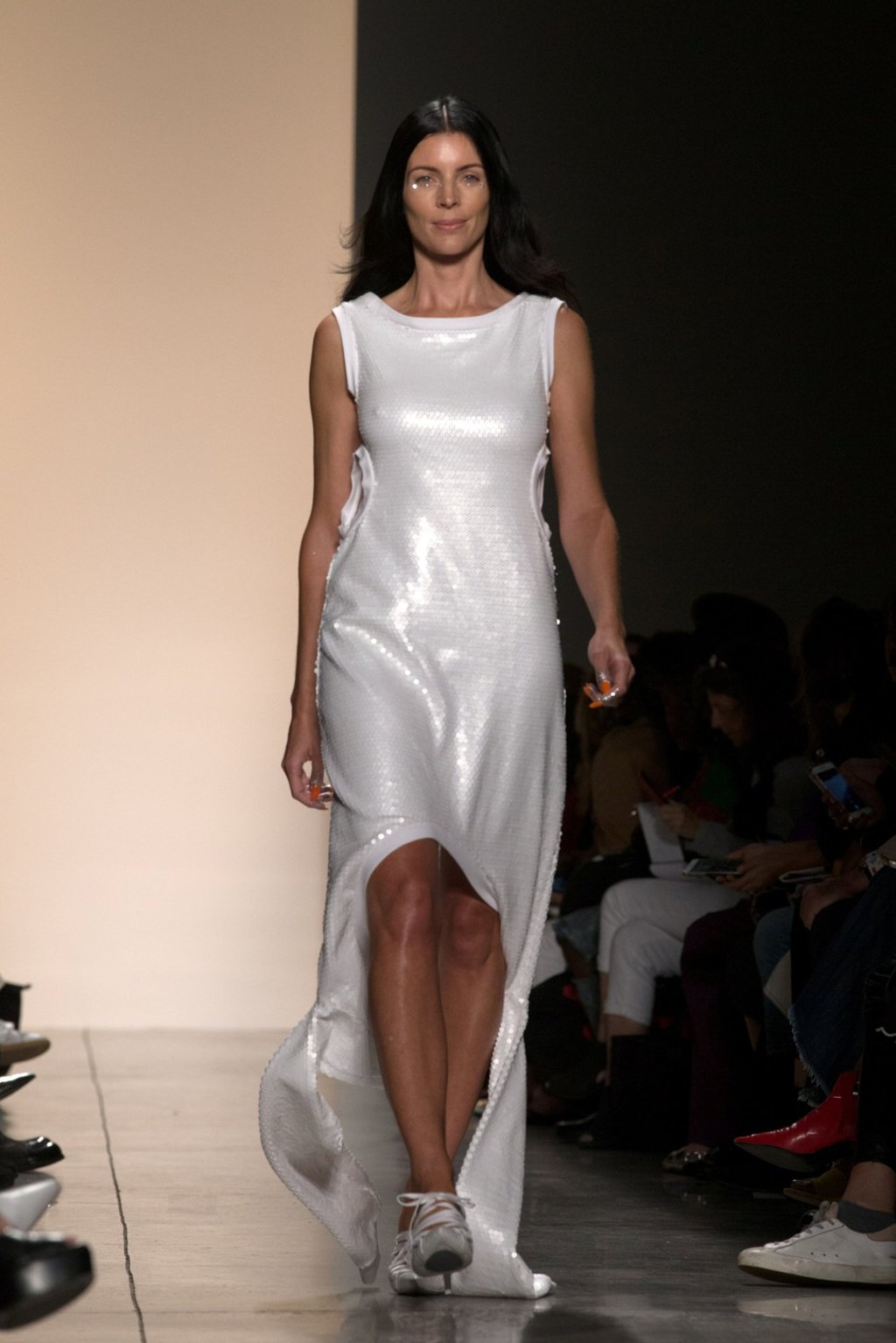 Liberty Ross presents creations from the Jeremy Scott spring/summer 2018 collection during New York Fashion Week. Photo: REUTERS