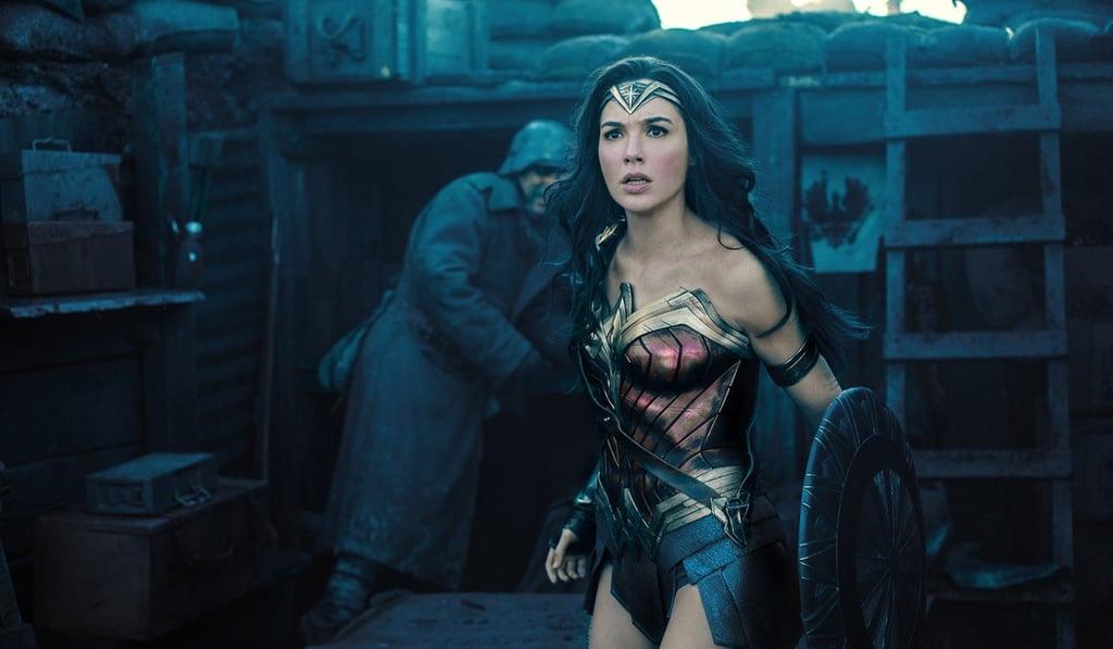 Gal Gadot in a first world war trench scene in Wonder Woman. She has signed on for the sequel, where the action will switch to the cold war. Photo: Clay Enos/Warner Bros. Pictures
