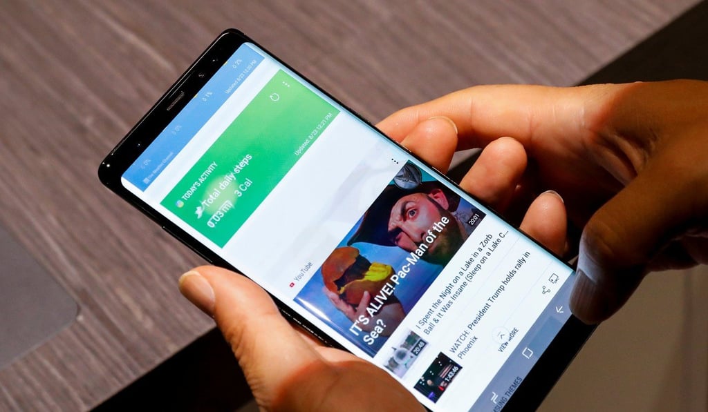 The Samsung Galaxy Note 8. Photo: Reuters