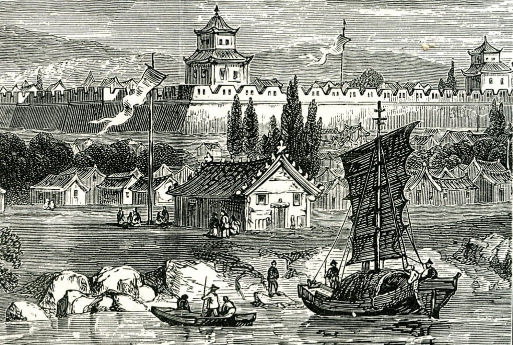 Tianjin in the 19th century. Picture: Alamy