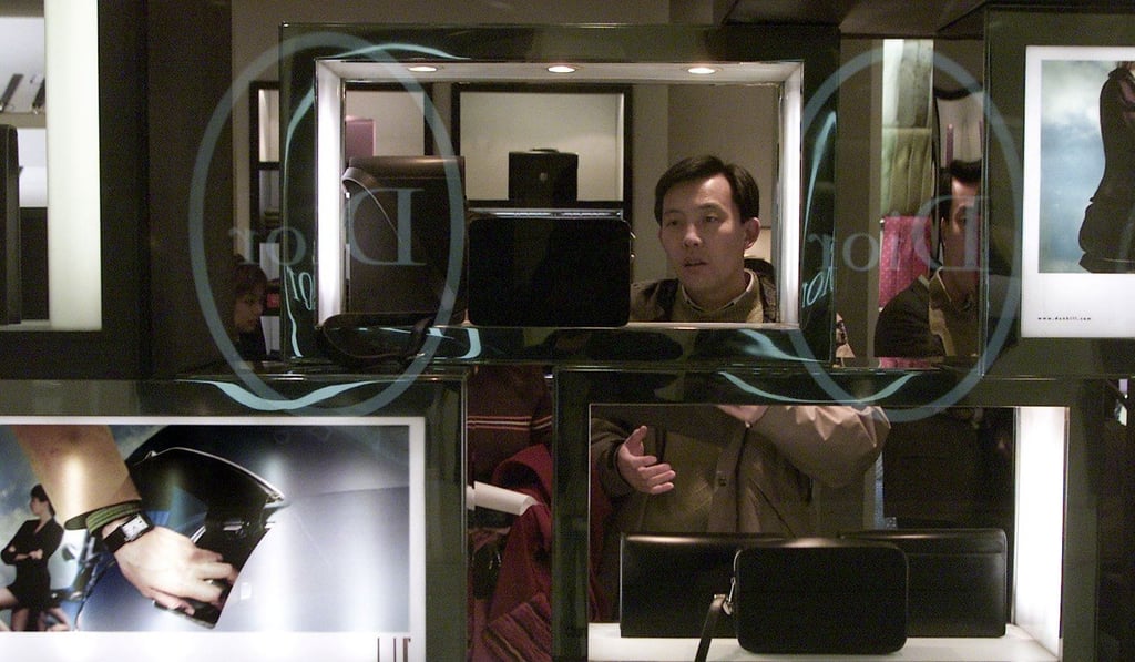 Dunhill’s luxury outlet in Shanghai. Photo: Ricky Chung