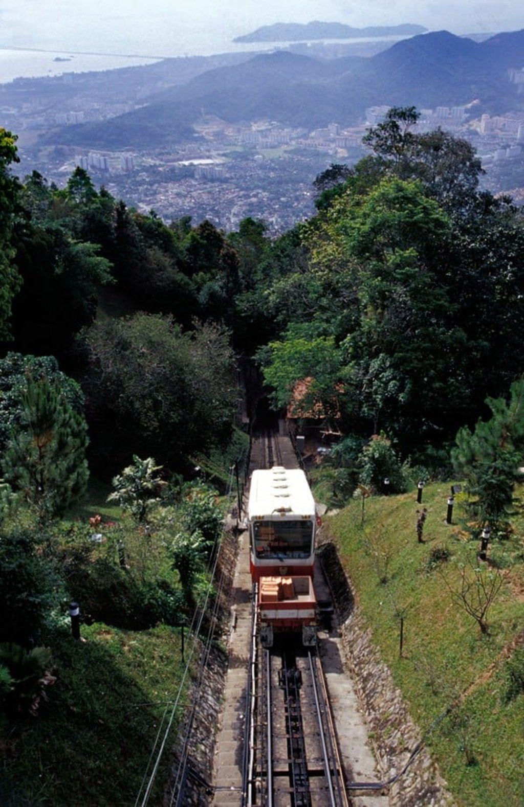 Penang Hill’s funicular railway is one of the world’s steepest.