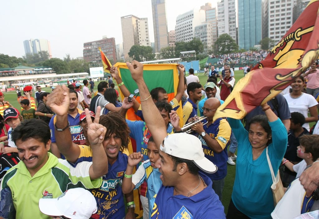 Sri Lankan fans at the 2007 Hong Kong Sixes. Photo: SCMP