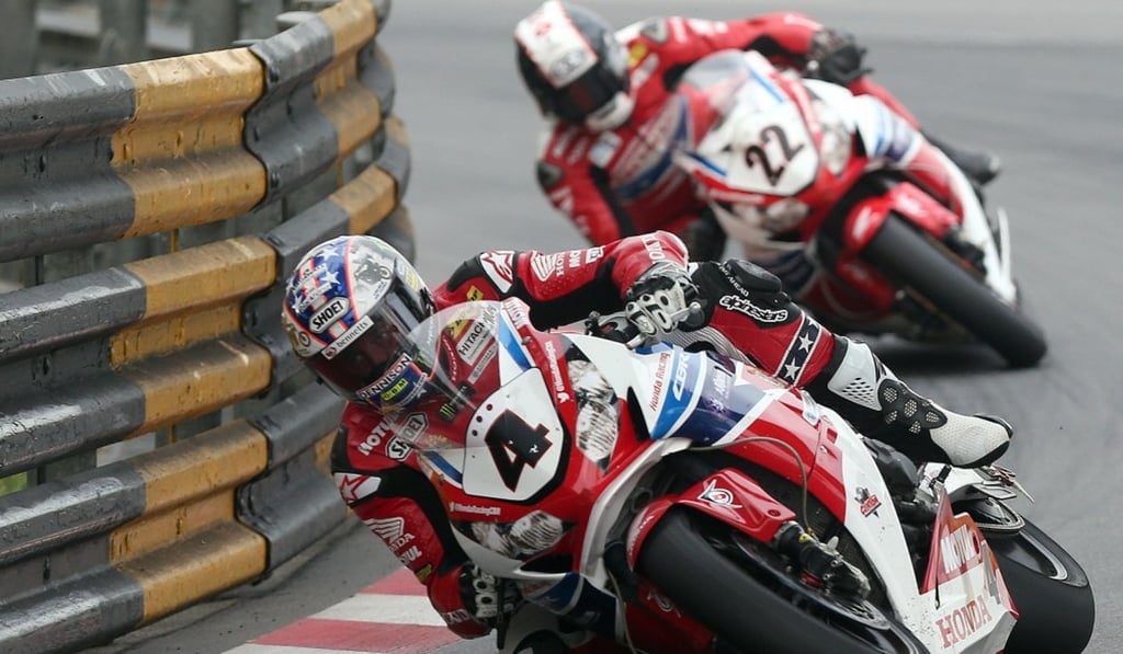 Action from the Macau Motorcycling Grand Prix