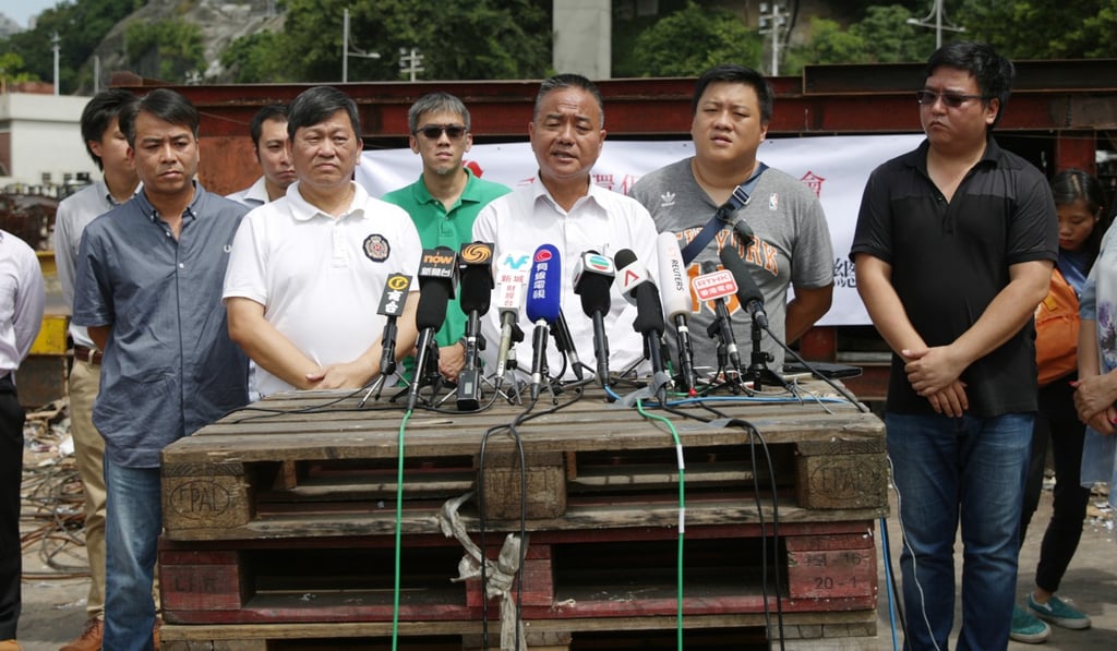 Jacky Lau said he hoped the strike would be a wake-up call for the government. Photo: Sam Tsang