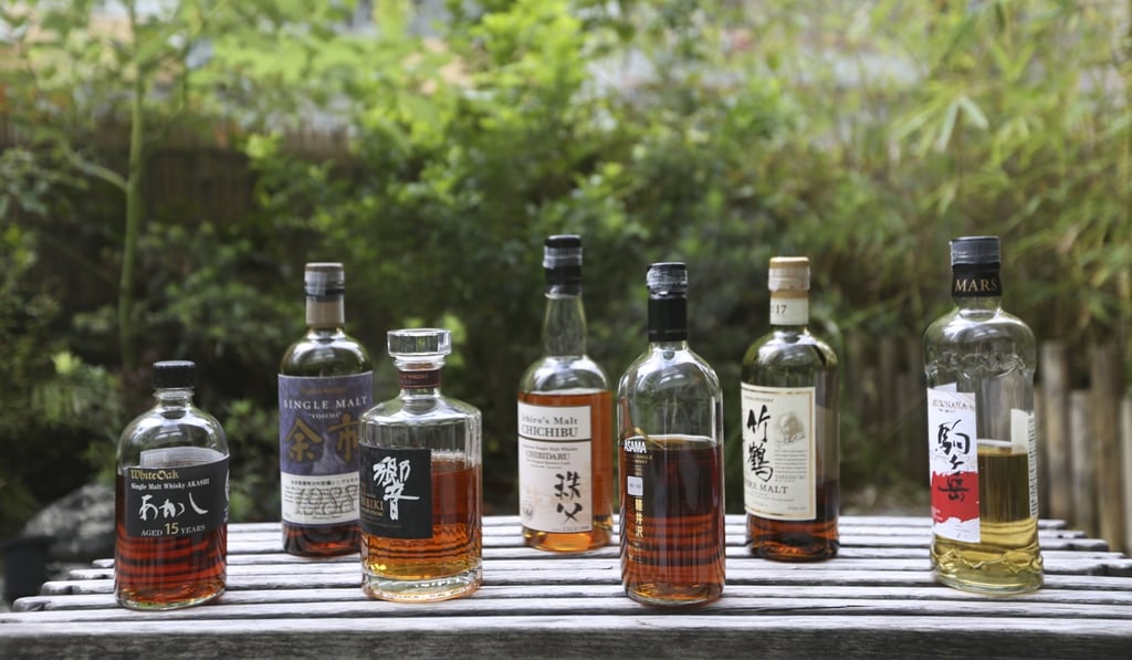 Mizunara’s Japanese whisky collection. Photo: Xiaomei Chen