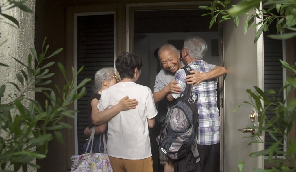 Reverend Chu Yiu-ming is reunited with dissident Gao Ertai in Las Vegas. Photo: Reverend Chu Yiu-ming