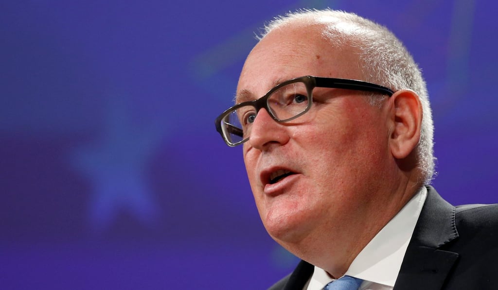 European Commission First Vice-President Frans Timmermans. Photo: Reuters