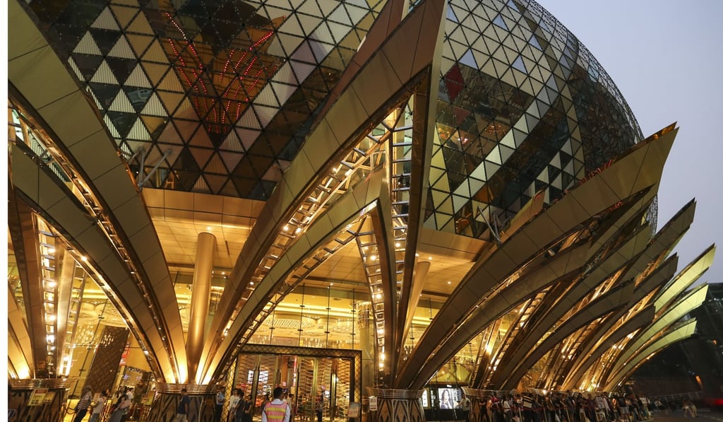 The Grand Lisboa casino’s entrance in Macau. Candidates associated with Macau casinos fared poorly in the legislative election, reflecting public interest in development that does not heavily favour the casinos. Photo: Dickson Lee