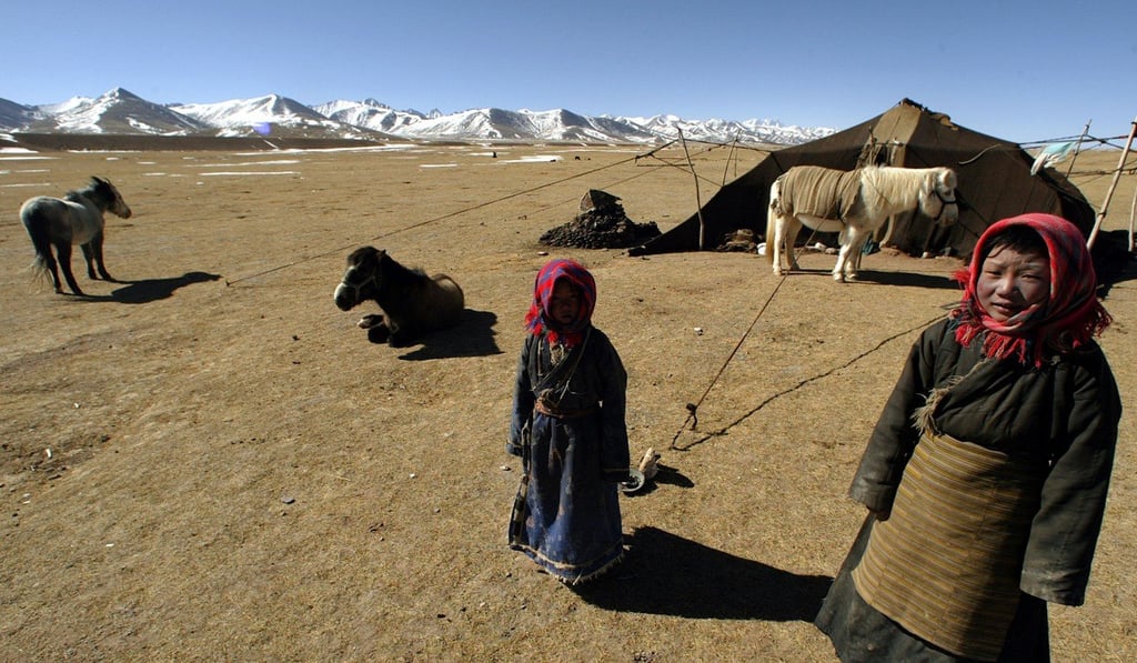 Tibetan nomads on the plateau could face disruption due to changing weather patterns. Photo: AFP