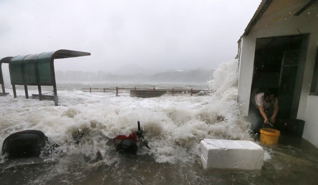 Typhoon Hato hit the region at the end of last month. Photo: Sam Tsang