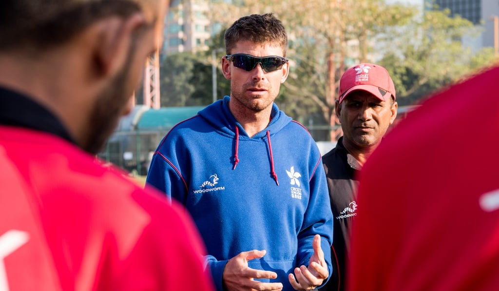Hong Kong coach Simon Cook. Photo: Pandaman
