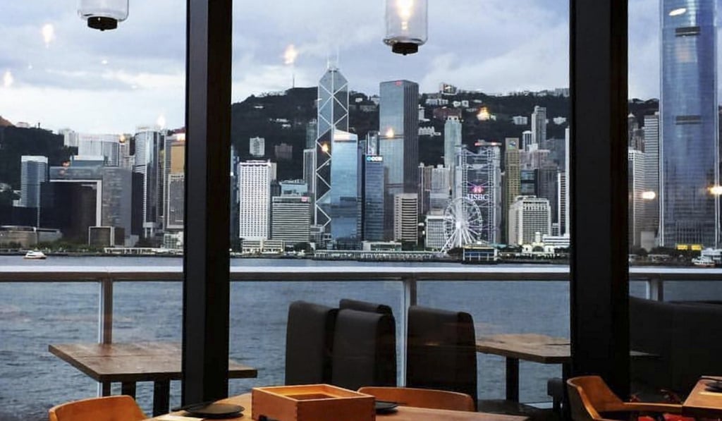 Tsukada Nojo enjoys a harbour view. Photo: Facebook
