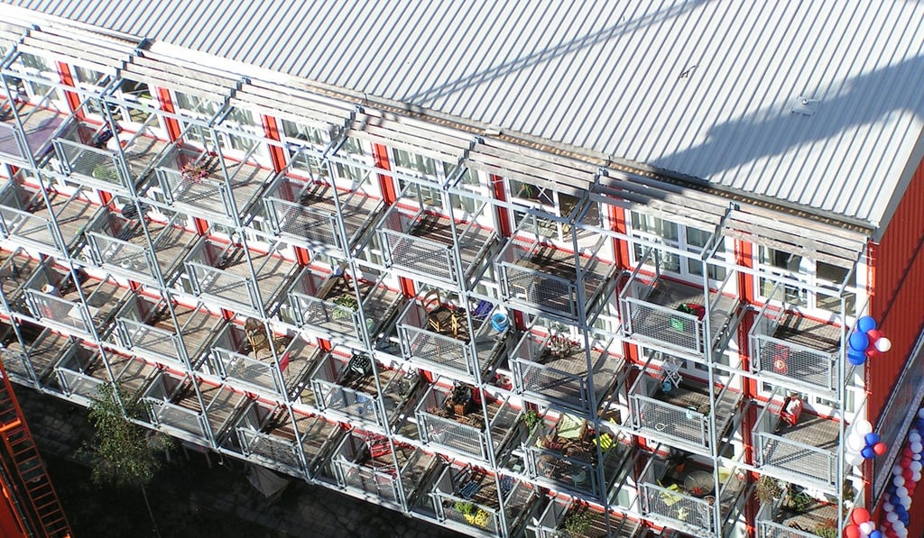 Container homes have already been used in the Netherlands. Photo: Handout