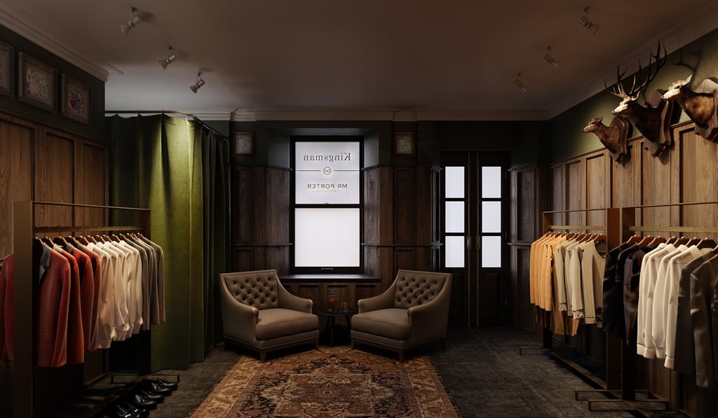 The MR PORTER X Kingsman pop-up store in London. The MR PORTER X Kingsman pop-up store in London.