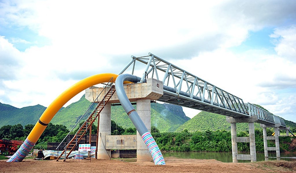 The US$2.45 billion Thelong Myanmar-China Oil and Gas Pipeline Project, which opened this year, runs 771km from the coast of Rakhine state to Yunnan province in southwestern China. Photo: Handout The US$2.45 billion Thelong Myanmar-China Oil and Gas Pipeline Project, which opened this year, runs 771km from the coast of Rakhine state to Yunnan province in southwestern China. Photo: Handout