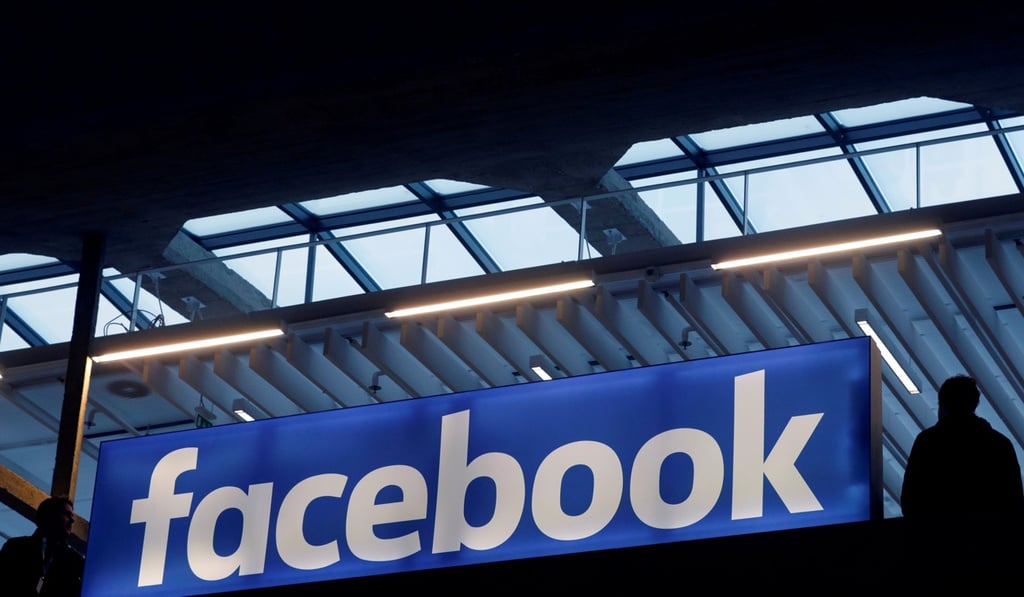 The Facebook logo is seen in France. Photo: Reuters