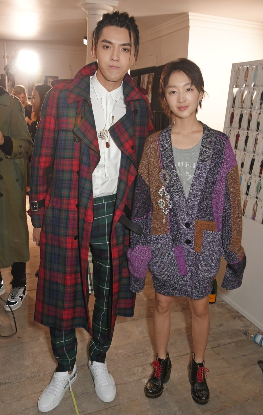 Kris Wu and Zhou Dongyu. Photo: Dave Benett Kris Wu and Zhou Dongyu. Photo: Dave Benett