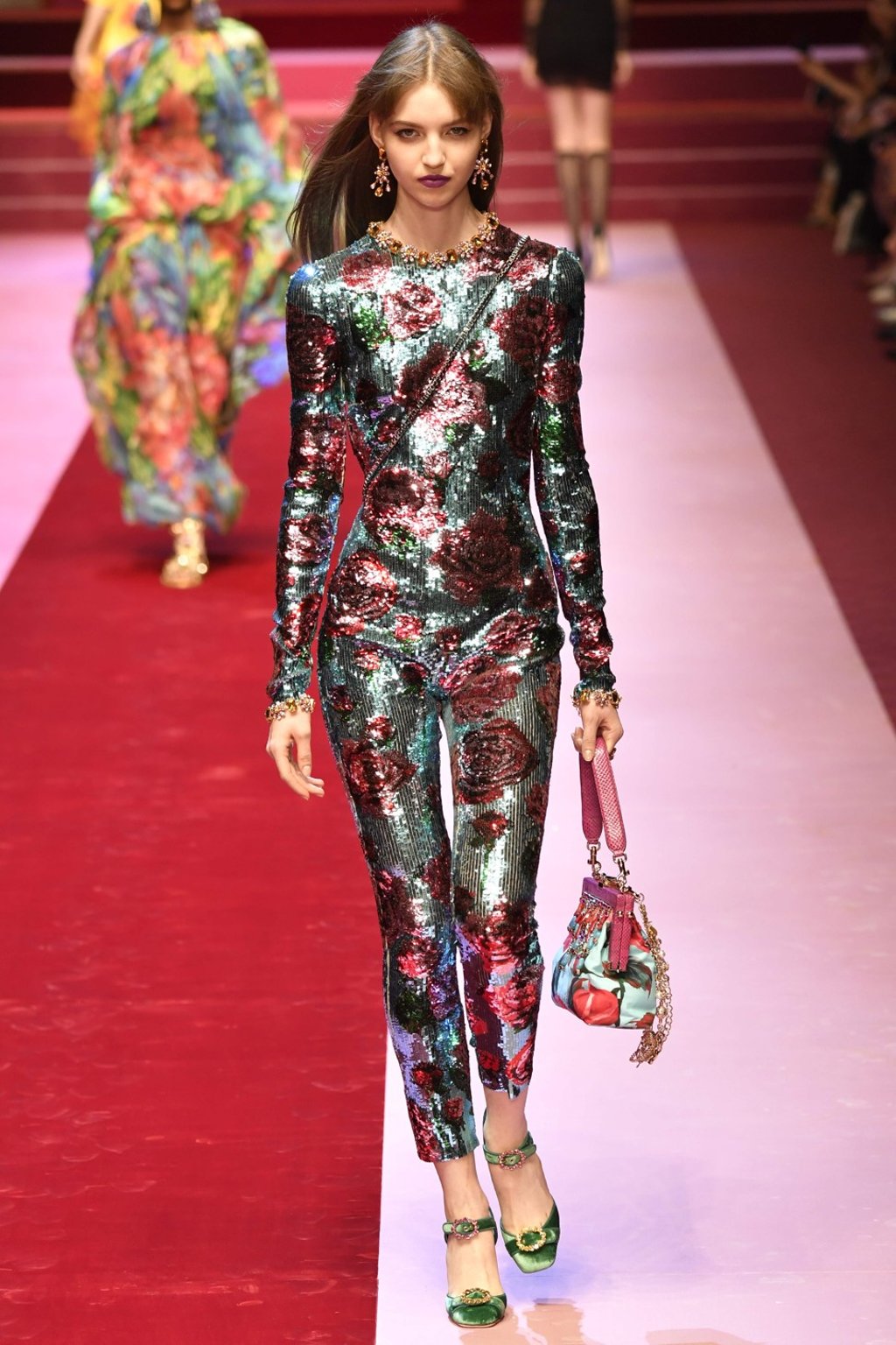 A look from Dolce & Gabbana’s spring-summer 2018 collection in Milan. Photo: AFP A look from Dolce & Gabbana’s spring-summer 2018 collection in Milan. Photo: AFP
