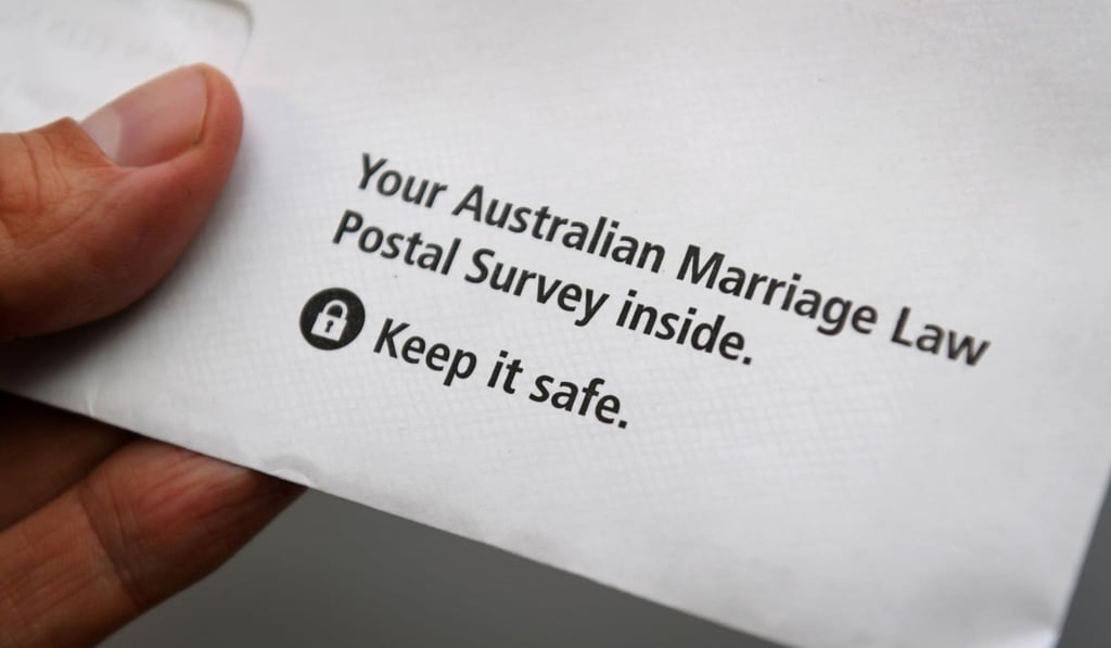 Ballots for Australia’s marriage equality postal survey were sent out earlier this month, with a result to be announced mid-November. Reports of ballot fraud and theft have surfaced since the forms went out. Photo: AFP