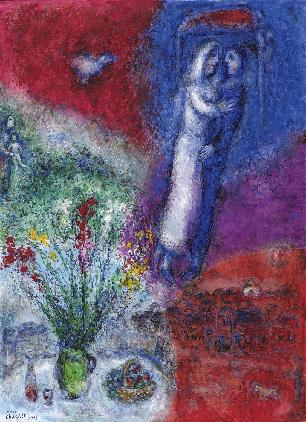 Marc Chagall’s “Les Mariés” (1979) failed to sell.