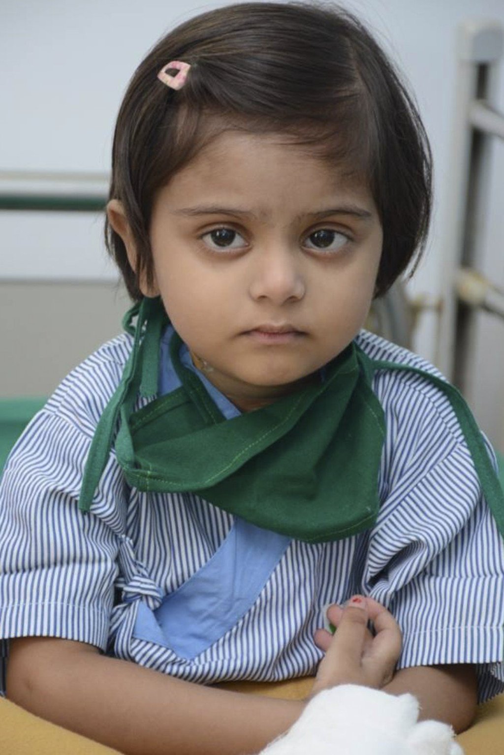 Four-year-old Aaradhya Mule from Mumbai had been waiting 17 months for a heart transplant.