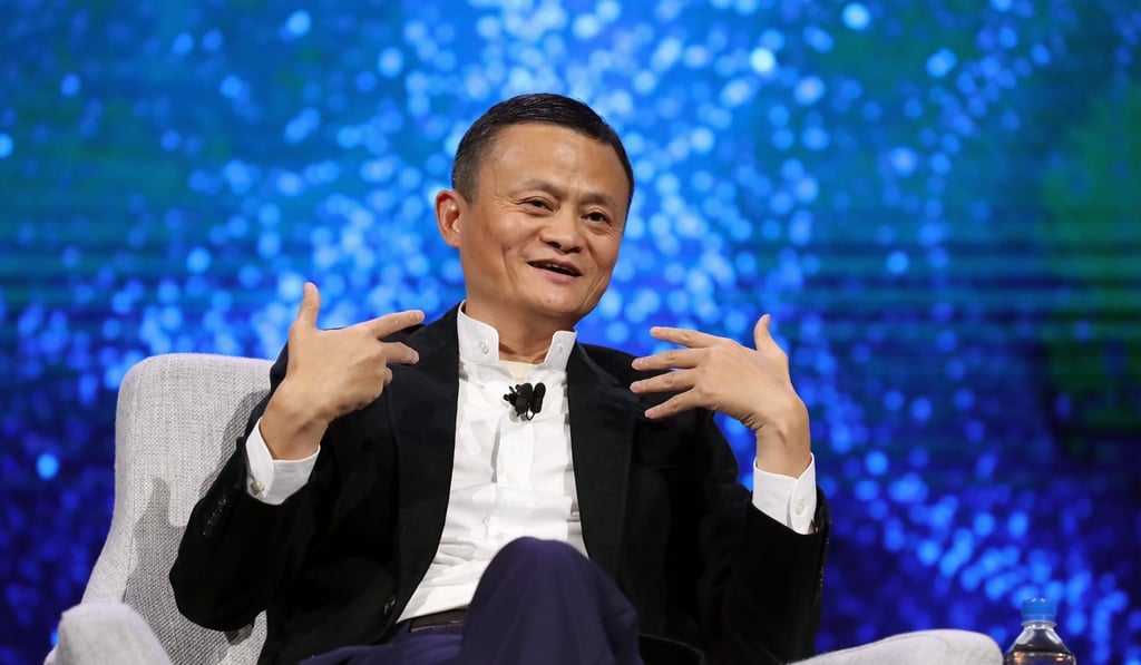 Alibaba founder Jack Ma speaking at a conference hosted by the company in Detroit, US, in June, 2017. Photo: Xinhua
