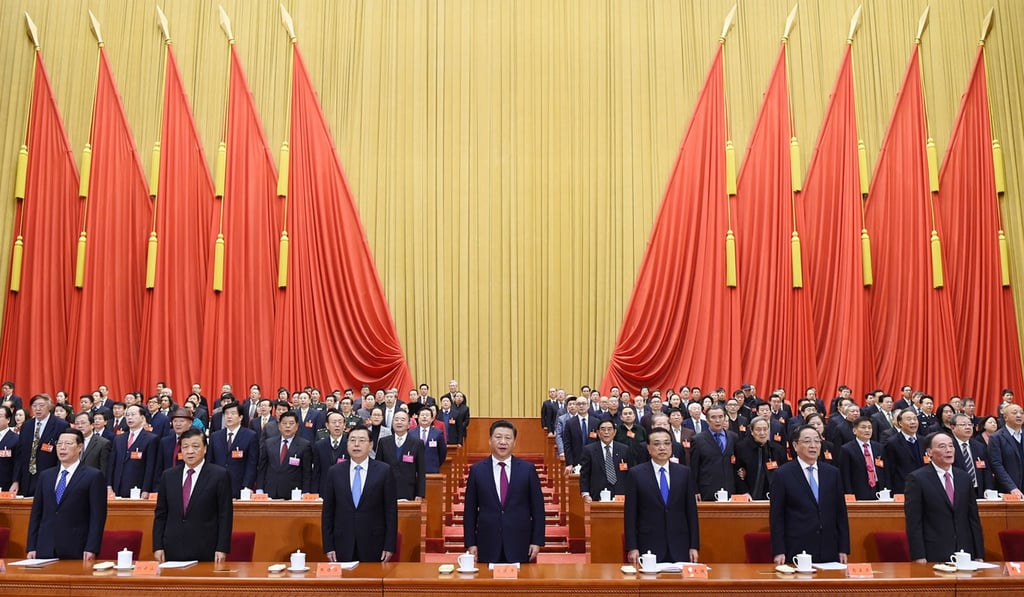 Security personnel have been out in force across the country to make sure the highly choreographed Communist Party gathering is not disturbed by social unrest. Photo: Xinhua