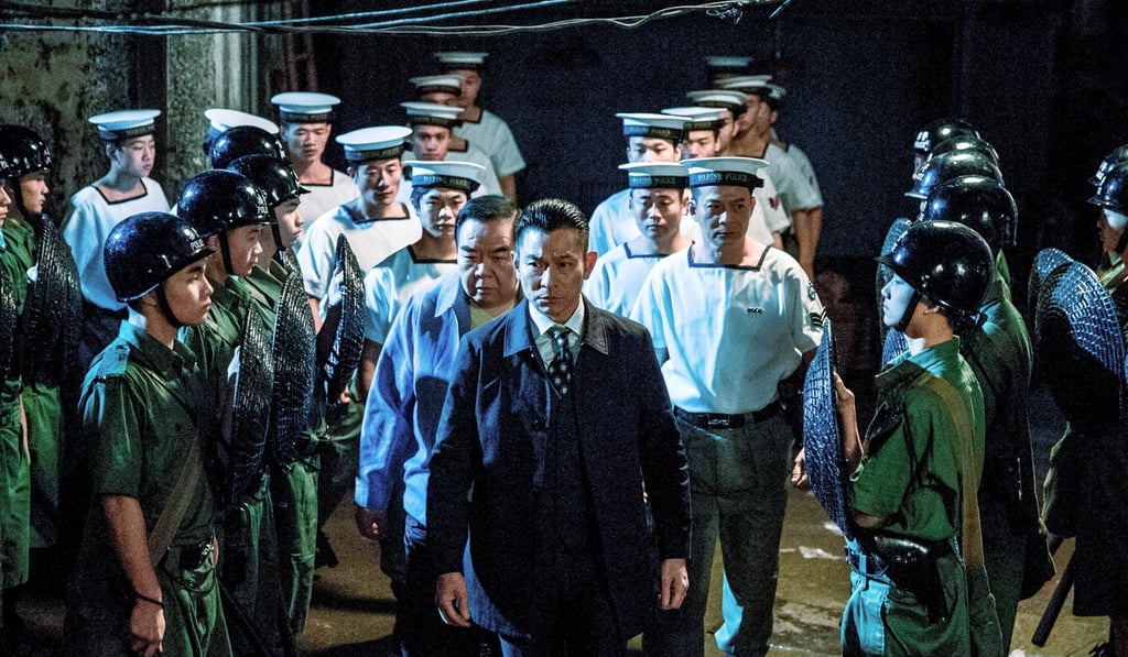 Andy Lau (centre) reprises his role as corrupt police sergeant Lee Rock in Chasing the Dragon. Andy Lau (centre) reprises his role as corrupt police sergeant Lee Rock in Chasing the Dragon.