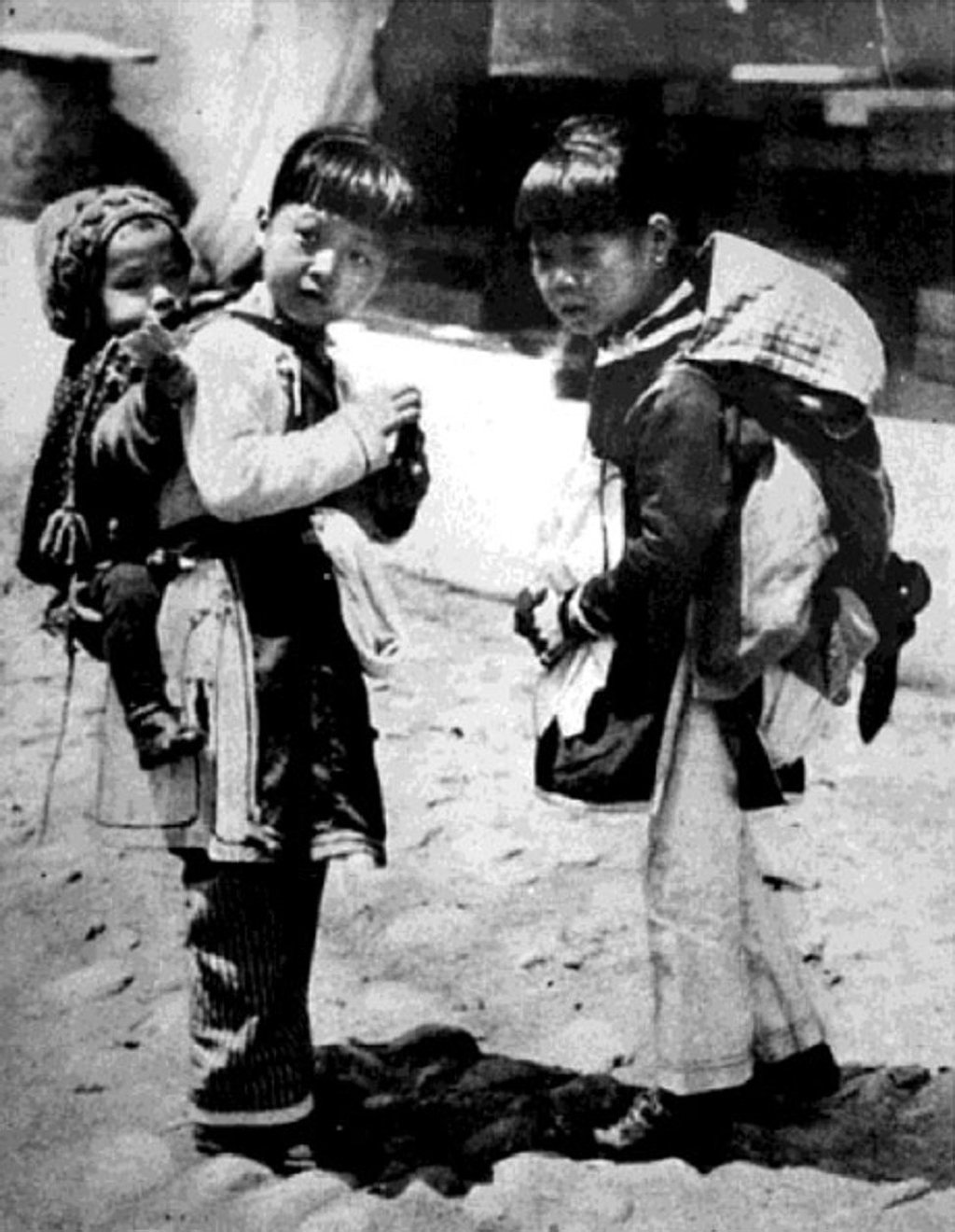 Mui tsai (girl servants) in Hong Kong. Do-gooders would “rescue” these girls, whose families had sold them into service.