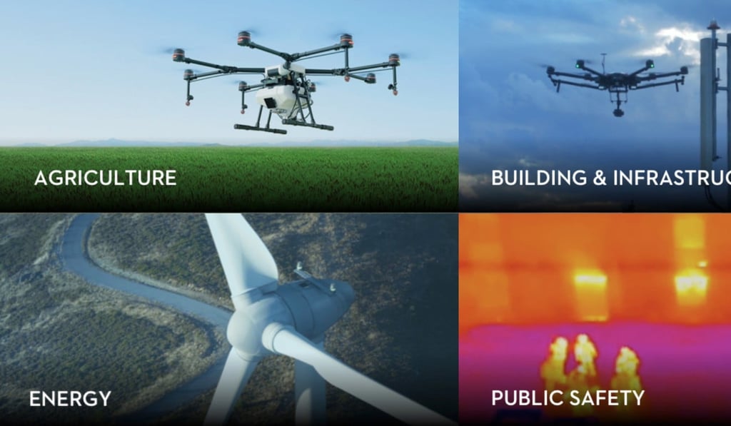 Hong Kong police are testing thermal drones made by the Chinese company DJI. The models tested by the force are not listed on company’s website. Photo: Handout