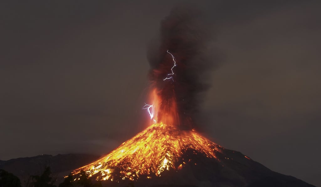 Colima volcano in western Mexico, seen here in January 2017, is one of the most active in the country. Photo: AFP